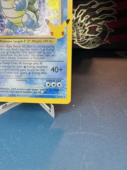 Pokemon TCG Blastoise 2/102 Celebrations Classic Collection Holo Rare Card - Image 5