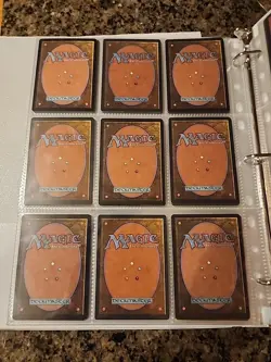 Vintage Magic The Gathering Binder Collection Card Lot MTG 1993-2003 Rares - Image 2