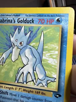 Pokemon TCG Sabrina's Golduck Gym Challenge, Unlimited Rare Card 30/132 - Image 4