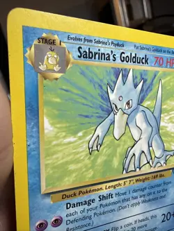 Pokemon TCG Sabrina's Golduck Gym Challenge, Unlimited Rare Card 30/132 - Image 5