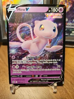 Mew V - 060/159 - Pokemon Crown Zenith Sword & Shield Ultra Rare Card NM - Image 1