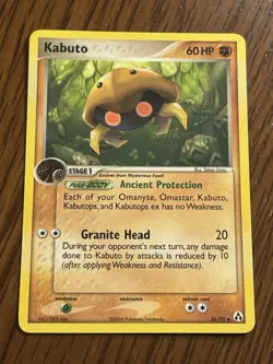 Kabuto 36/92 Legend Maker Uncommon Pokemon Card - Image 1