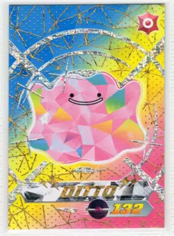 DITTO - Cracked Ice Holo * Blue Pokedex Card - Limited Edition Flash Box Hit - Image 1