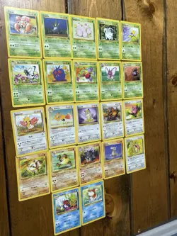 Pokemon TCG Jungle Mixed Card Lot (22) Non Holo Vintage No Duplicates NM-LP - Image 2