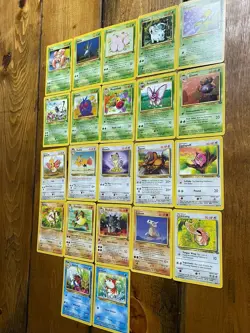 Pokemon TCG Jungle Mixed Card Lot (22) Non Holo Vintage No Duplicates NM-LP - Image 3