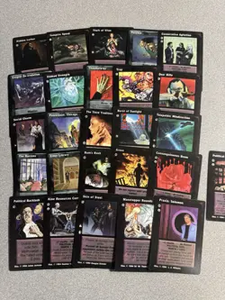 Jyhad VTES Card Lot 61 Cards 1994 White Wolf - Masters, Combat, Political, Rares - Image 2