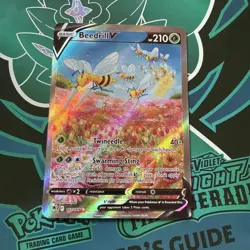 Beedrill V - 161/189 - Pokemon Astral Radiance Alternate Art Ultra Rare Card NM - Image 4