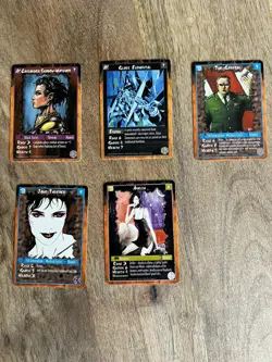 1995 WHITE WOLF - RAGE CCG CARD LOT - 63 CARD LOT - SEPT / COMBAT / OTHERS #2 - Image 3
