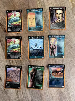 1995 WHITE WOLF - RAGE CCG CARD LOT - 63 CARD LOT - SEPT / COMBAT / OTHERS #2 - Image 4