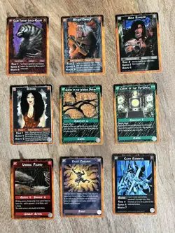 1995 WHITE WOLF - RAGE CCG CARD LOT - 63 CARD LOT - SEPT / COMBAT / OTHERS #2 - Image 5