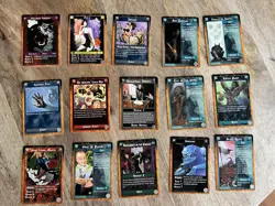 1995 WHITE WOLF - RAGE CCG CARD LOT - 65 CARD LOT - SEPT / COMBAT / OTHERS - Image 1