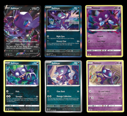Sableye V Collector Card Collection Set of 6 English NM Holo Rare - Image 1