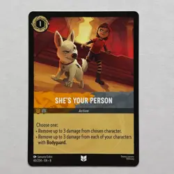 She's Your Person 40/204 Disney Lorcana Reign of Jafar Regular Uncommon Card NM - Image 1