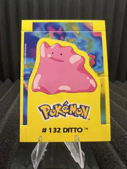 Ditto #132 - Navarrete Kanto Buildable Card 2000s Vintage - Pokemon Card - Image 1