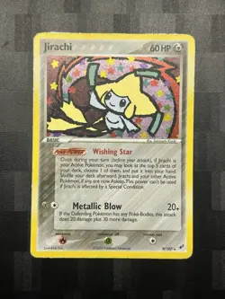Pokemon TCG Jirachi EX Deoxys Holo Card 9/107 Rare Lp Condition - Image 1