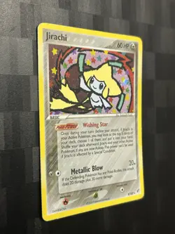 Pokemon TCG Jirachi EX Deoxys Holo Card 9/107 Rare Lp Condition - Image 3