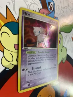 Mew 4/17 Pop Series 4 Pokemon Holo Card Organized Play, LP MP+ Condition - Image 2