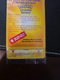 1x Sealed PIKACHU # 4 Black Star Promo WB Movie WOTC Pokemon Card (Purple) AU/UK - Image 4
