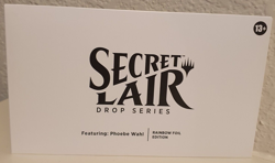 MTG Secret Lair ~ Featuring: Phoebe Wahl ~ Rainbow FOIL ~ Sealed! - Image 1