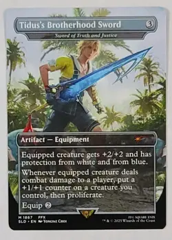 Tidus's Brotherhood Sword - Sword of Truth and Justice Secret Lair Drop Regular - Image 1