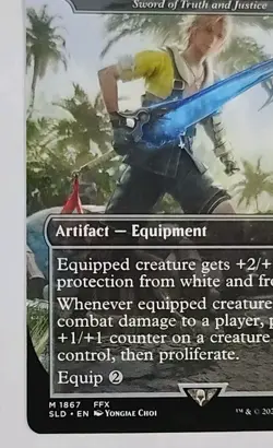 Tidus's Brotherhood Sword - Sword of Truth and Justice Secret Lair Drop Regular - Image 4