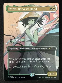 1x MTG Sythis, Harvest's Hand (Rainbow Foil) - Secret Lair Drop Series (SLD) - Image 1