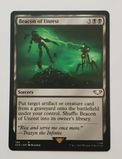 1x Beacon of Unrest Warhammer 40K Commander Magic the Gathering NM - Image 1