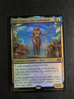 MTG - NM - FOIL - Sab-Sunen, Luxa Embodied - Aetherdrift - Image 1