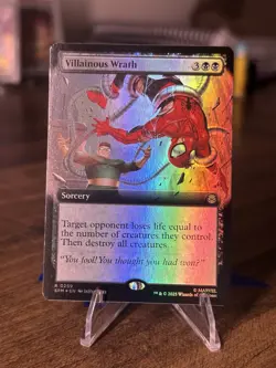 MTG FOIL Villainous Wrath Extended Art English SPM - Image 1