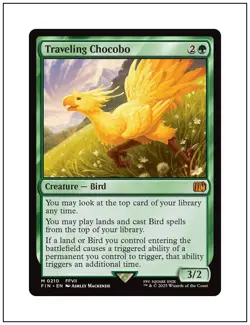 1x Traveling Chocobo, Magic the Gathering MTG NM - Image 1