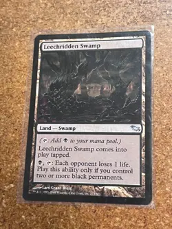 Magic The Gathering # Leechridden Swamp - Image 1