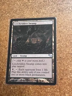 Magic The Gathering # Leechridden Swamp - Image 3