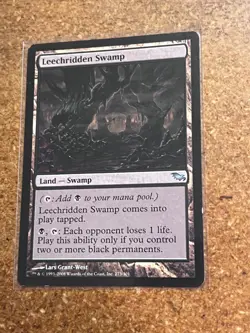 Magic The Gathering # Leechridden Swamp - Image 5