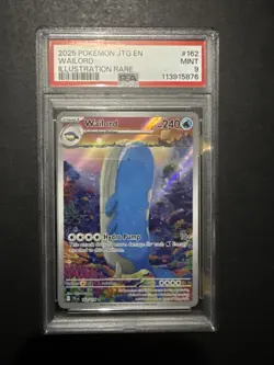 PSA 9 Wailord 162/159 Pokemon Journey Together Illustration Rare Scarlet Violet - Image 1