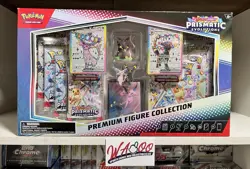 Pokemon TCG: Prismatic Evolutions Premium Figure Collection Factory Sealed Box - Image 1