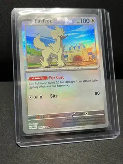Furfrou 088/131 Reverse Holo Master Ball Pokemon Prismatic Evolutions NM - Image 1