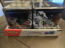 Pokemon TCG: Stacking Tins 2025 Factory Sealed 6 Tin Box With Store Display Case - Image 3