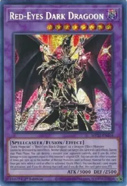 RED-EYES DARK DRAGOON - PRISMATIC SECRET RARE 1ST MP22-EN264 MINT YUGIOH - Image 1