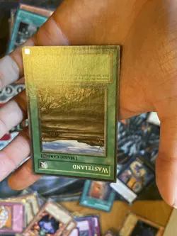 Yugioh Wasteland LOB-047 1st Edition Legend of Blue Eyes NA English Vintage - Image 4