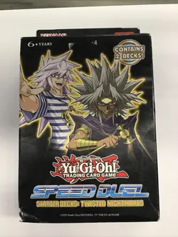 YIGIOH TCG SPEED DUAL STARTER DECK: TWISTED NIGHTMARES | 1ST EDITION PC - Image 1