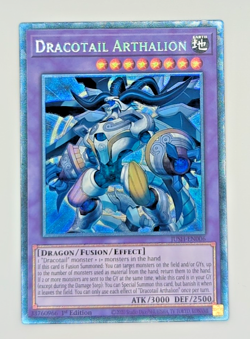 Yu-Gi-Oh! TCG - Dracotail Arthalion - Collector's Rare - JUSH-EN006 - 1st Ed - Image 1