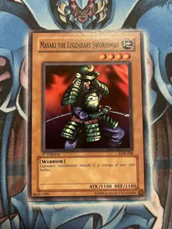 NM Masaki the Legendary Swordsman LOB-038 1st Yugioh - Image 1