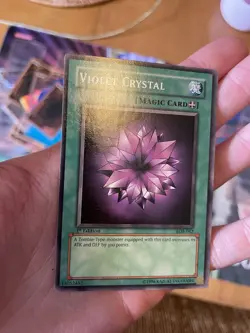 Yugioh! Violet Crystal LOB-042 1st Edition Common NM - Image 4