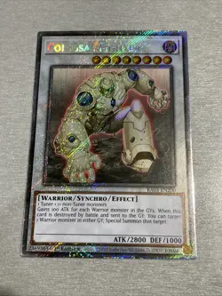 Yu-Gi-Oh! TCG Colossal Fighter RA03-EN200 Platinum Secret Rare NM/M - Image 1