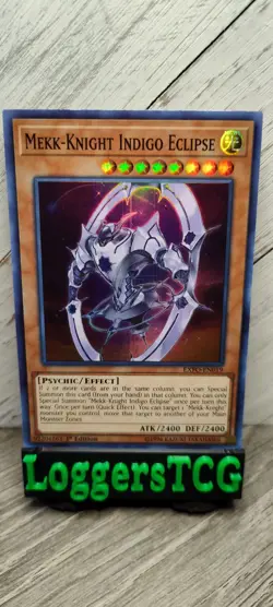 Yu-Gi-Oh! Mekk-Knight Indigo Eclipse / EXFO EN019 1st Edition LP - Image 1
