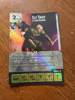 Dice Masters Card - Elf Thief: Lesser Harper - Image 1