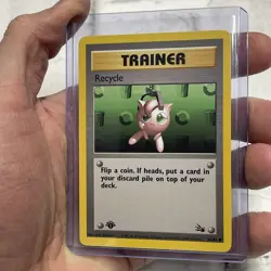 1st Edition Recycle 61/62 Fossil Non Holo WoTC Pokemon Trading Card NM/MT Vtg - Image 2