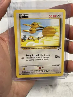 Doduo Non-Holo 1999 WOTC Pokemon Card 72/130 Base Set 2 Vintage Vtg Nintendo NM - Image 1