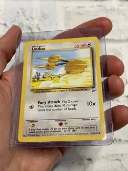 Doduo Non-Holo 1999 WOTC Pokemon Card 72/130 Base Set 2 Vintage Vtg Nintendo NM - Image 2