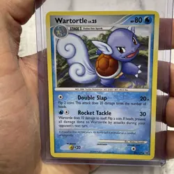 Wartortle 65/127 Uncommon Platinum Pokemon Card Nintendo Pokemon NM Near Mint - Image 1